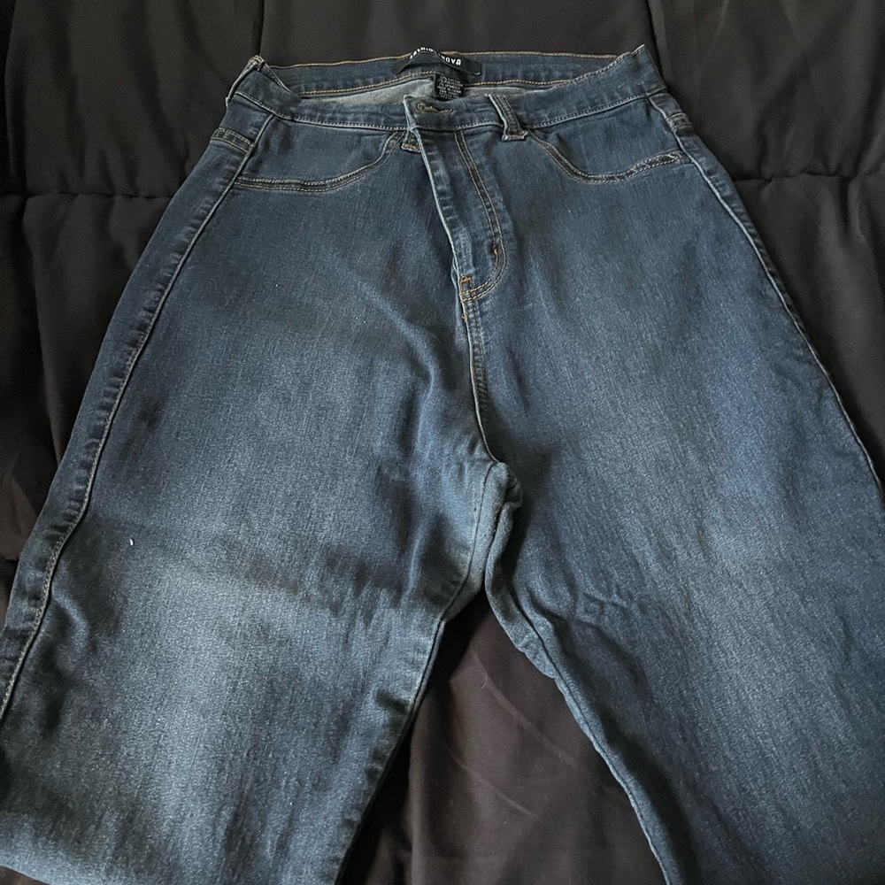 Fashion Nova Relaxed Fit Blue Jeans